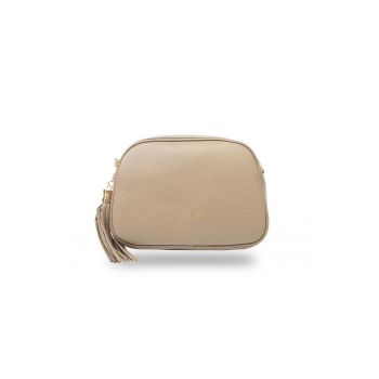 Geanta dama din piele naturala Lara - Maro taupe