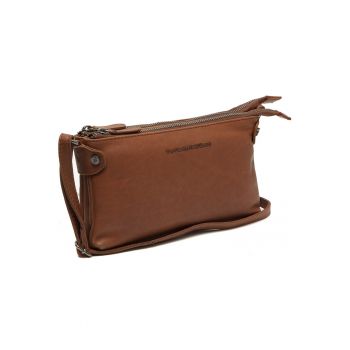 Geanta dama din piele naturala -  Sisli - Coniac