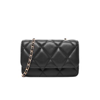 Geanta dama  model C-JEN-L-007-08 - neagra - material textil