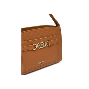 Geanta dama  model CEO-LUNA-III-H242046 - culoare brown - material textil.