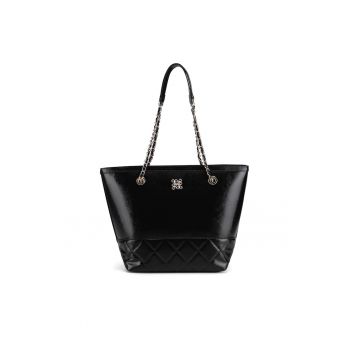 Geanta dama  neagra - model BW2A0079 - din material sintetic