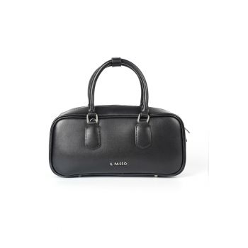 Geanta de umar din piele naturala Dorotha - Negru