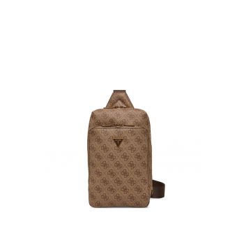 Geanta de umar -  poliuretan - maro - 17x33.5x4cm