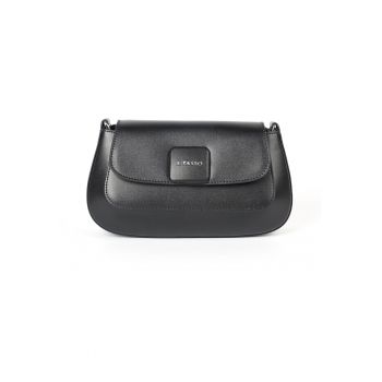 Geantă din piele crossbody Kori - Negru - Lungime: 26.5 cm Inaltime: 13 cm Adancime: 11 cm