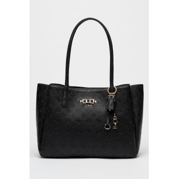 Geanta shopper de piele ecologica Anise - Negru