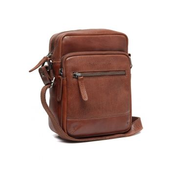 Geanta umar barbati piele naturala - 2.2 litri - Amantea - - Coniac