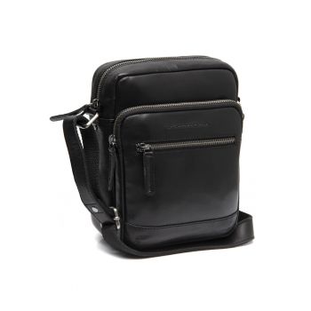 Geanta umar barbati piele naturala - 2.2 litri - Amantea - - Negru