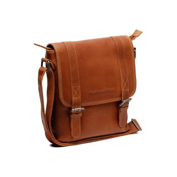 Geanta umar barbati piele naturala - 3.8 litri - Adelanto - - Coniac