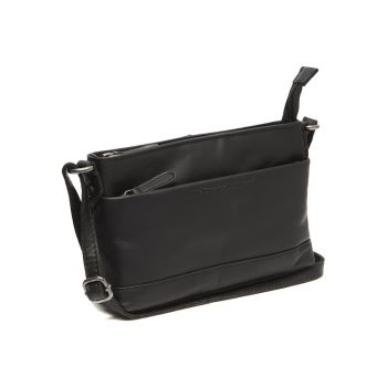 Geanta umar dama piele naturala - 1.8 litri - Salerno - - Negru