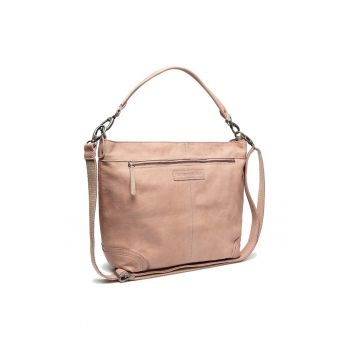 Geanta umar dama piele naturala - 12.9 litri - Bolivia - - Roz pal