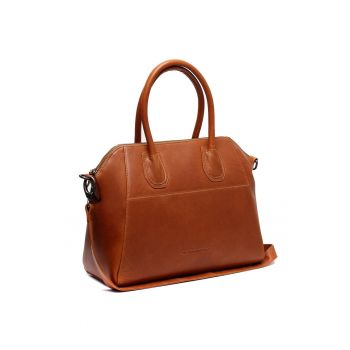 Geanta umar dama piele naturala - 12 litri - Marsala - - Coniac