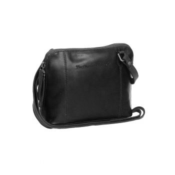 Geanta umar dama piele naturala - 2.1 litri - River - - Negru