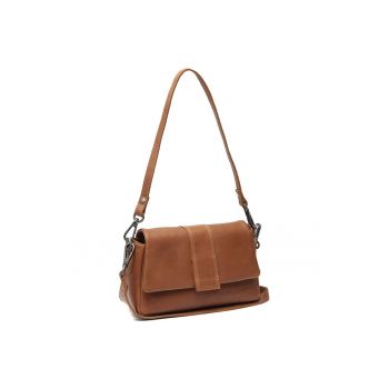 Geanta umar dama piele naturala - 2 litri - Clifden - - Coniac