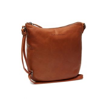 Geanta umar dama piele naturala - 3.1 litri - Redding - - Coniac