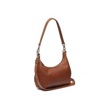 Geanta umar dama piele naturala - 3.5 litri - Nancy - - Coniac