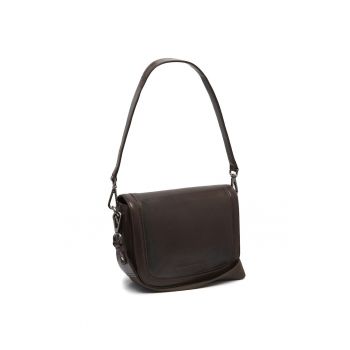 Geanta umar dama piele naturala - 3.6 litri - Lizzola - - Maro