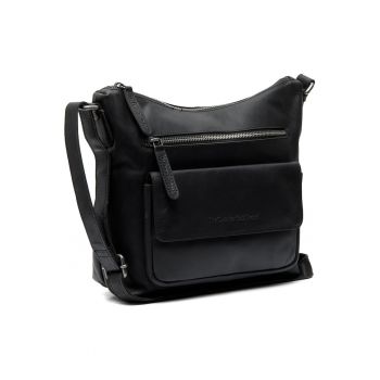 Geanta umar dama piele naturala - 4.8 litri - Hailey - - Negru