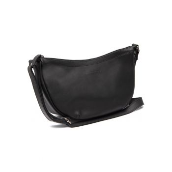 Geanta umar dama piele naturala - 5.1 litri - Piemonte - - Negru