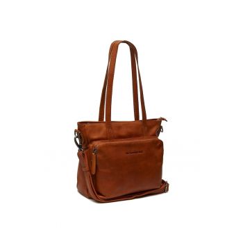 Geanta umar dama piele naturala - 7.8 litri - Alicante - - Coniac