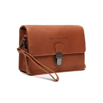 Geanta umar unisex piele naturala - 2.5 litri - Lucca - - Coniac