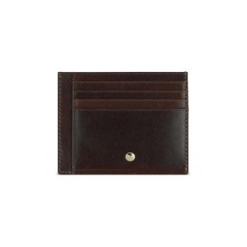 Portcard Barbati  Neaples din Piele Naturala Maro - 491361 - 11 -5 x 0 -5 x 9 cm