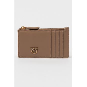 Portcart cu aplicatie logo metalica Airone - Caramel