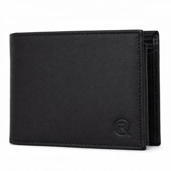 Portofel barbati Ronno, Alvaro PT1475 , piele naturala, Negru