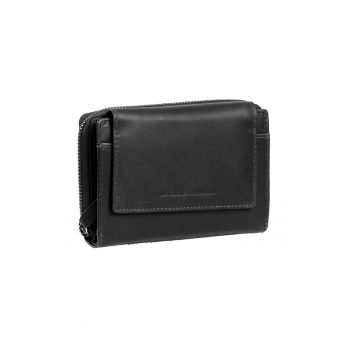 Portofel dama piele naturala - Ascot - - Negru