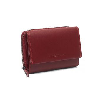 Portofel dama piele naturala - Doniva - - Rosu