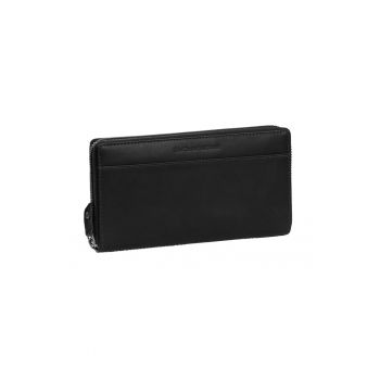 Portofel dama piele naturala - Halle - - Negru