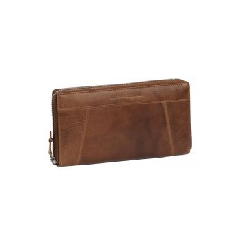 Portofel dama piele naturala - Havana - - Coniac