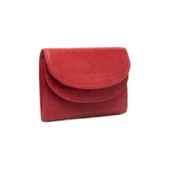 Portofel dama piele naturala - Newton - - Rosu