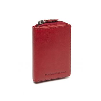 Portofel dama piele naturala - Sionel - - Rosu