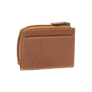 Portofel unisex piele naturala - Livenza - - Coniac