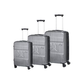 Set 3 trollere  Cargo material ABS - gri lucios - 45 l/74 l/92 l