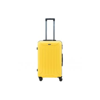 Troler  Capri - 4 roti - cifru - Galben - 68 cm