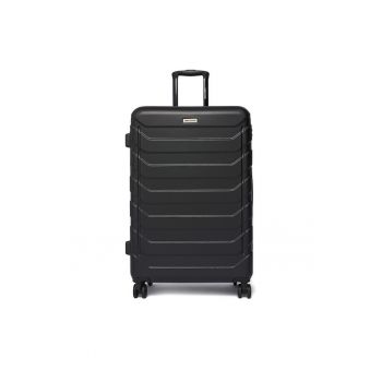 Troler  mare - din material ABS - negru