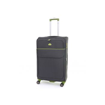 Troler  Superlight - 78X47x29 cm - 3.6 kg - extensibil 30% - gri / verde