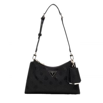 Cresidia 4g peony logo shoulder bag black