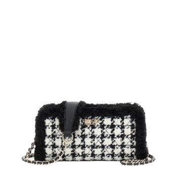 Cristi houndstooth mini crossbody black multi