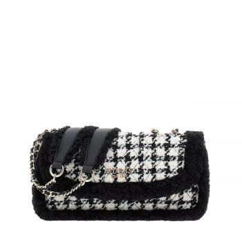 Cristi houndstooth mini crossbody black multi