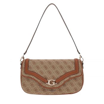 Dea 4g logo shoulder bag latte logo