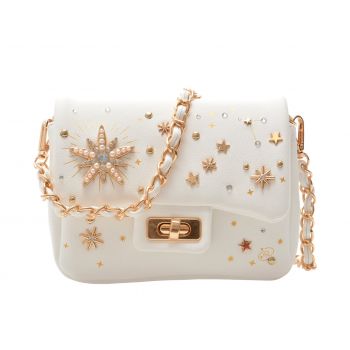 Geanta ALDO alba, CELESTIALBAG 100, din piele ecologica