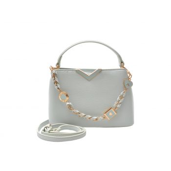 Geanta ALDO albastra, VALENTYA 400, din piele ecologica