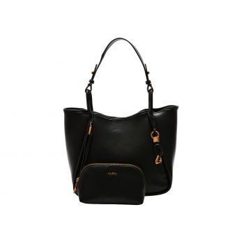 Geanta ALDO neagra, RHAUBAEN 001, din piele ecologica