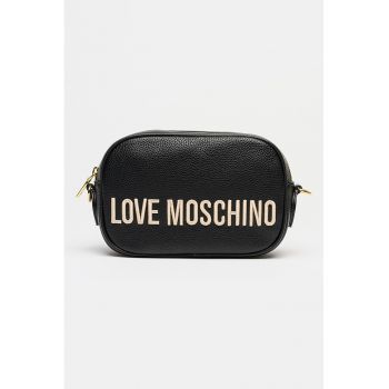 Geanta crossbody cu etui detasabil - Negru