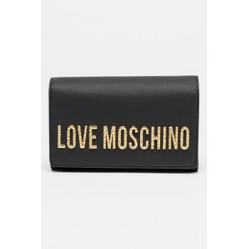 Geanta crossbody din piele ecologica - Negru