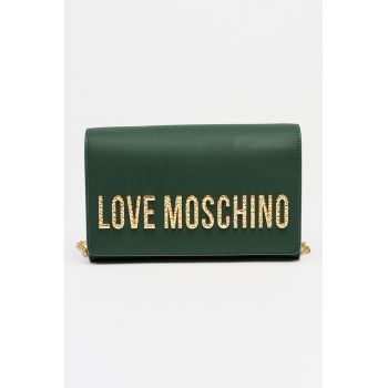 Geanta crossbody din piele ecologica - Verde englez