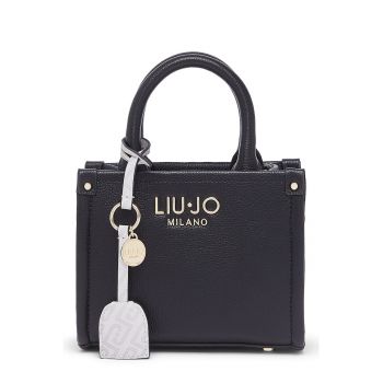 Geanta crossbody mica de piele ecologica - Negru