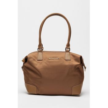 Geanta cu fermoar si bareta de umar Jenny - Maro pamantiu